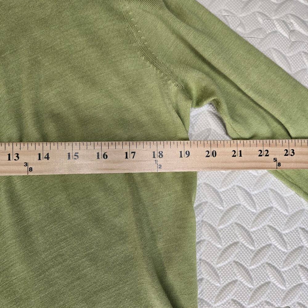 Eileen‎ Fisher Lightweight Silk Open Cardigan Sweater Small Womens Light Green - Picture 7 of 8